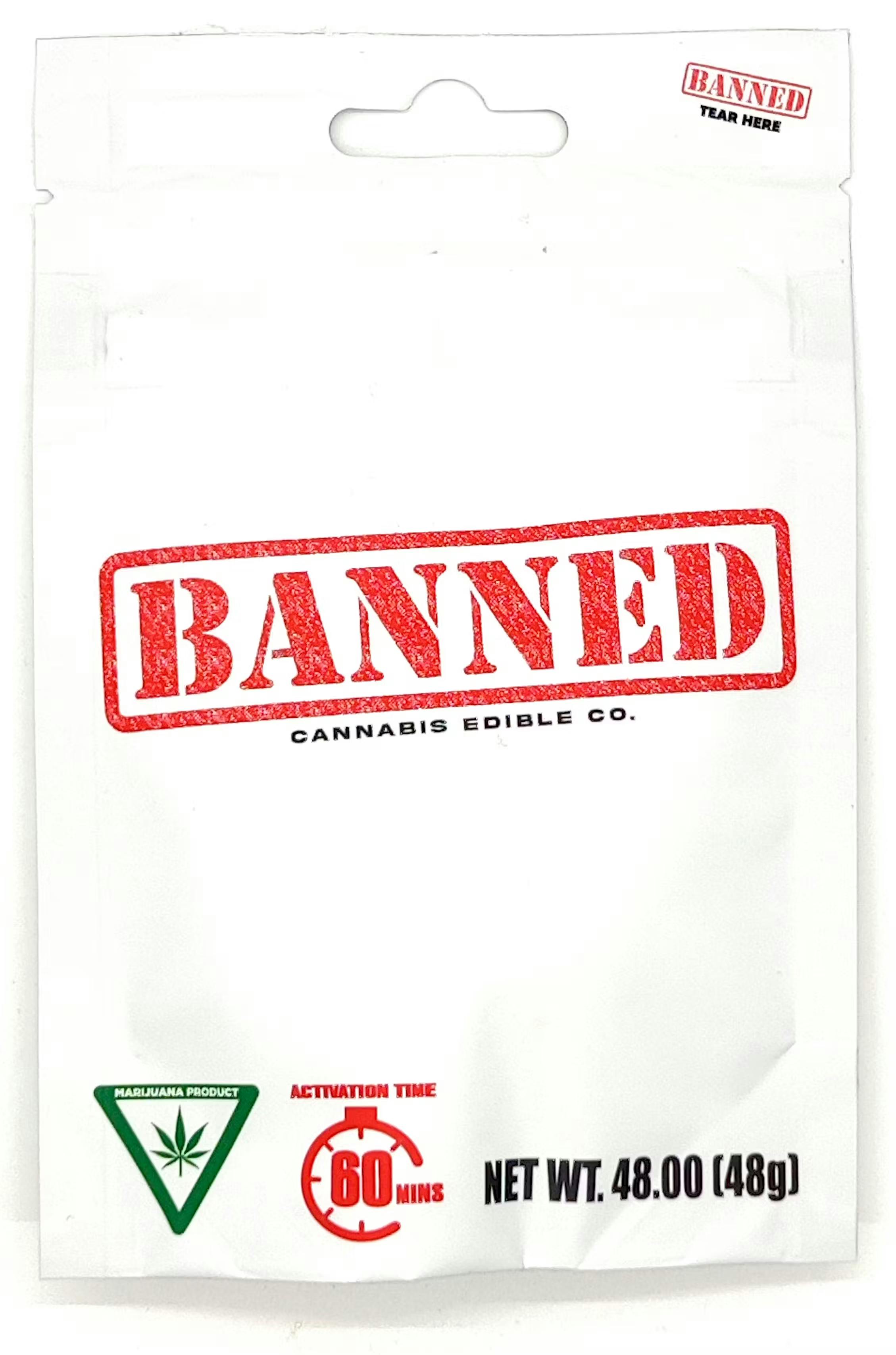 Banned - 8-Pack 200mg Hash Rosin Gummies - Watermelon