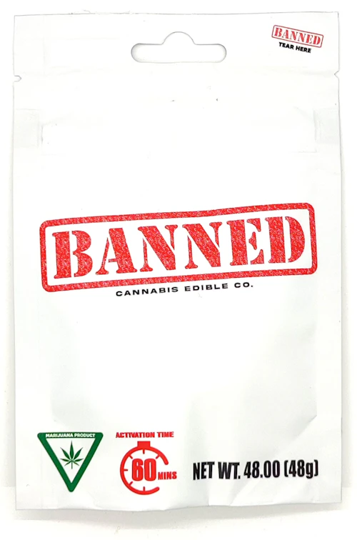 Banned - 8-Pack 200mg Hash Rosin Gummies - Berry Melon