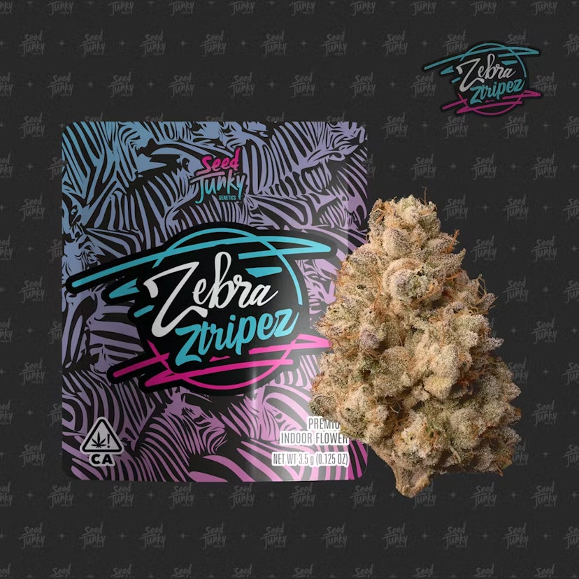 Seed Junky Prepacked Flower | Zebra Ztripez