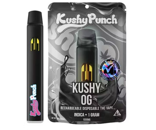 Product SIX Kushy Punch Disposable - Kushy OG 1g