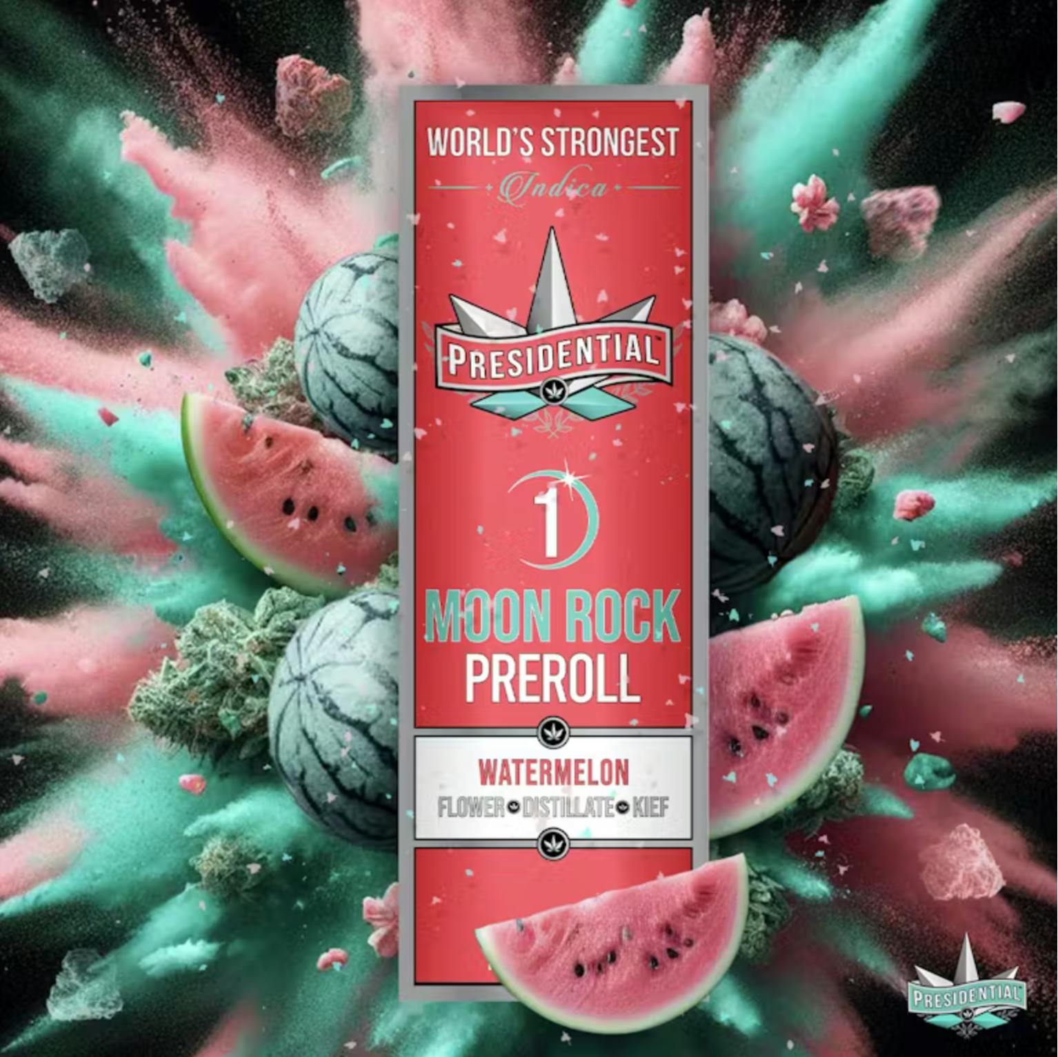Presidential Moon Rock Preroll - Watermelon