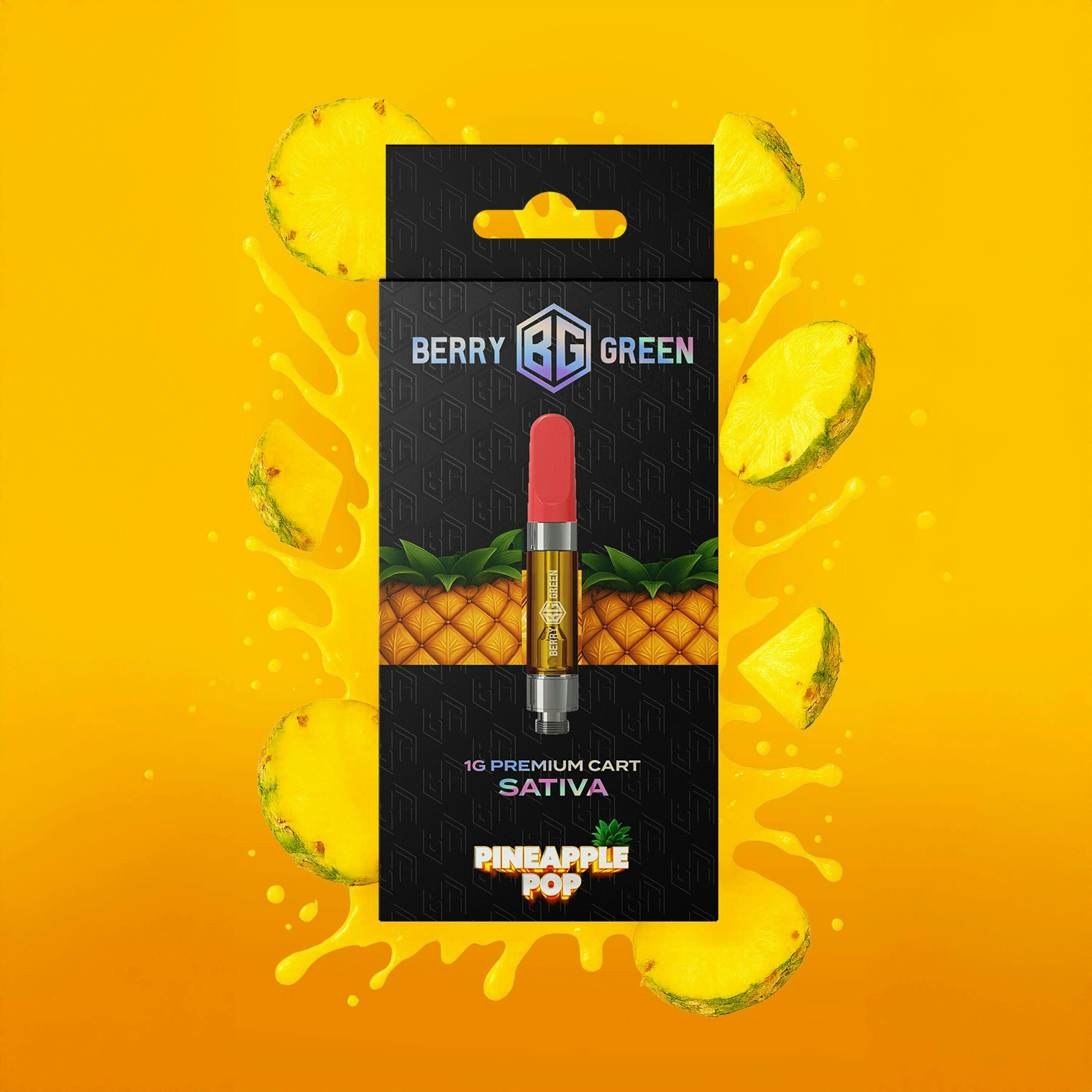 Berry Green | Pineapple Pop | 1G Vape Cart