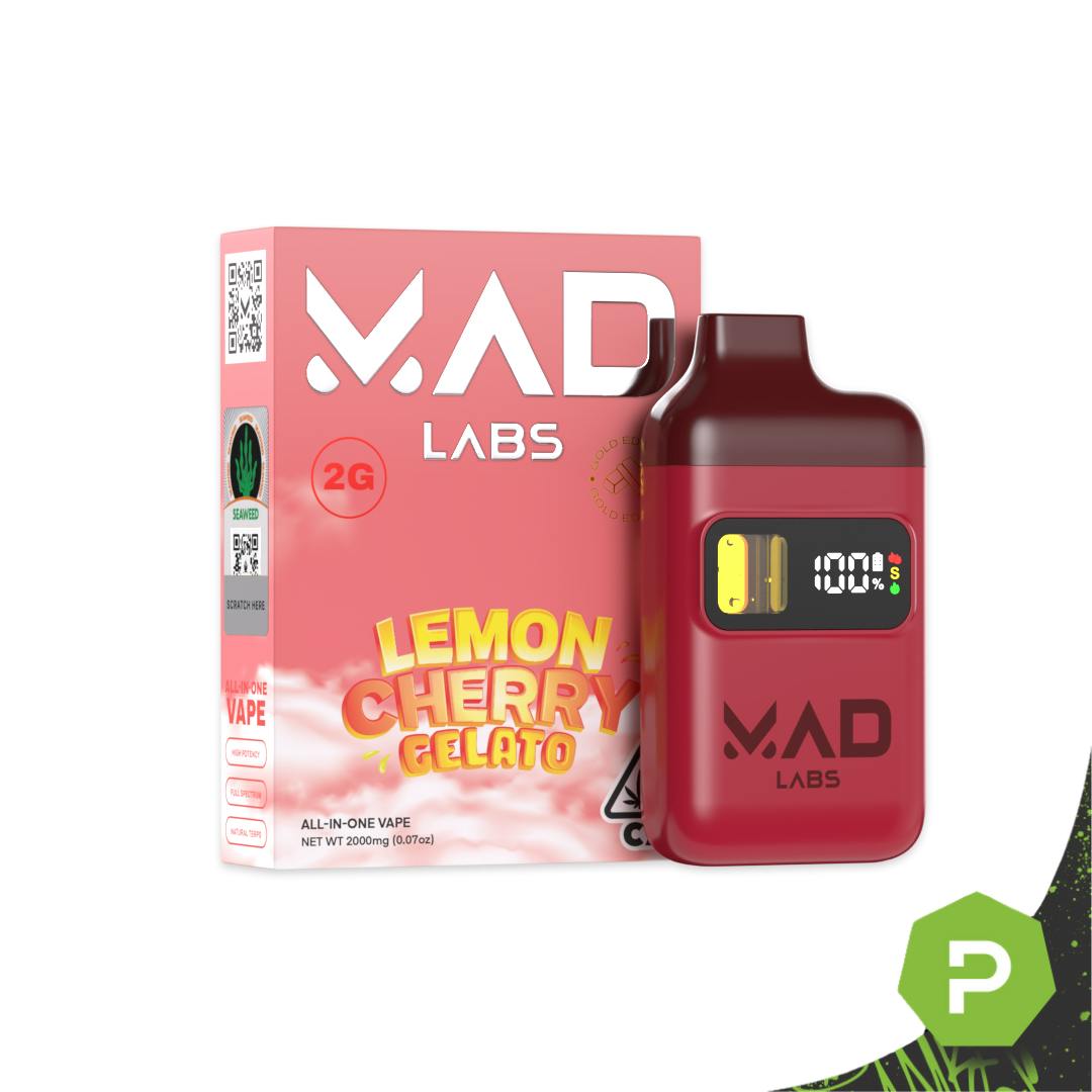 Mad Labs Mad Labs Disposable | Lemon Cherry Gelato - Puff Cannabis