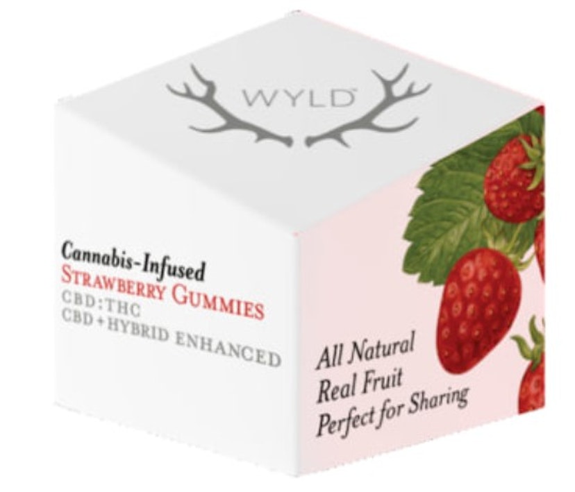 WYLD Strawberry 20:1 CBD:THC Gummies 10mg