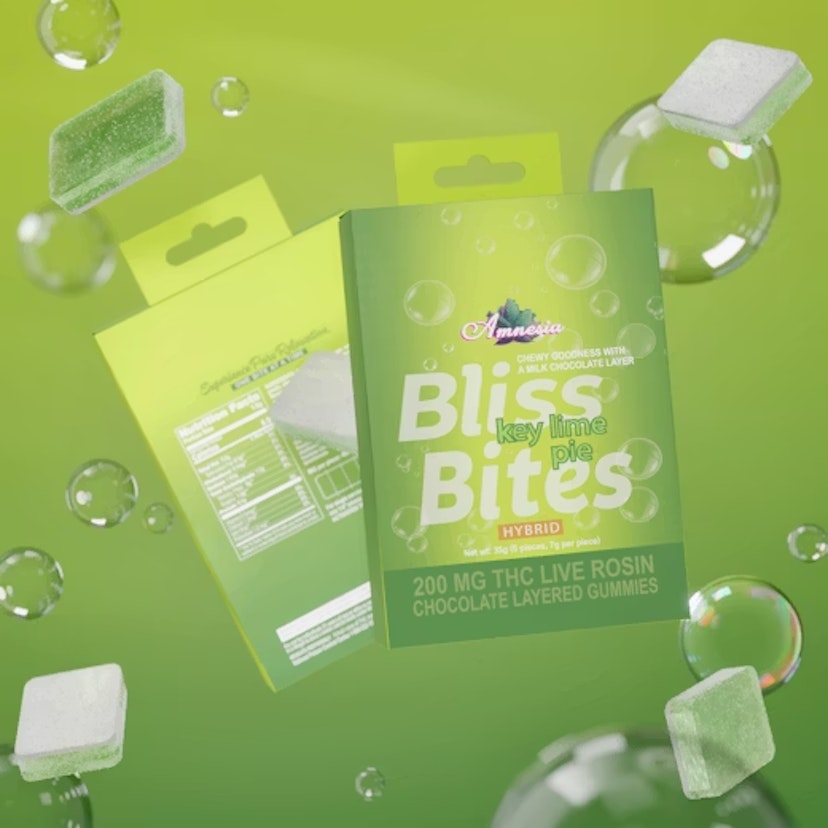 Amnesia - Key Lime Pie Live Rosin Bliss Bites 200mg