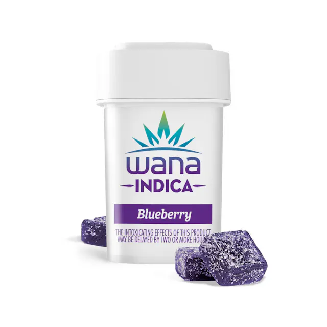 Wana Classic Gummies Blueberry 10pk/100mg (indica hybrid, 2.8g)