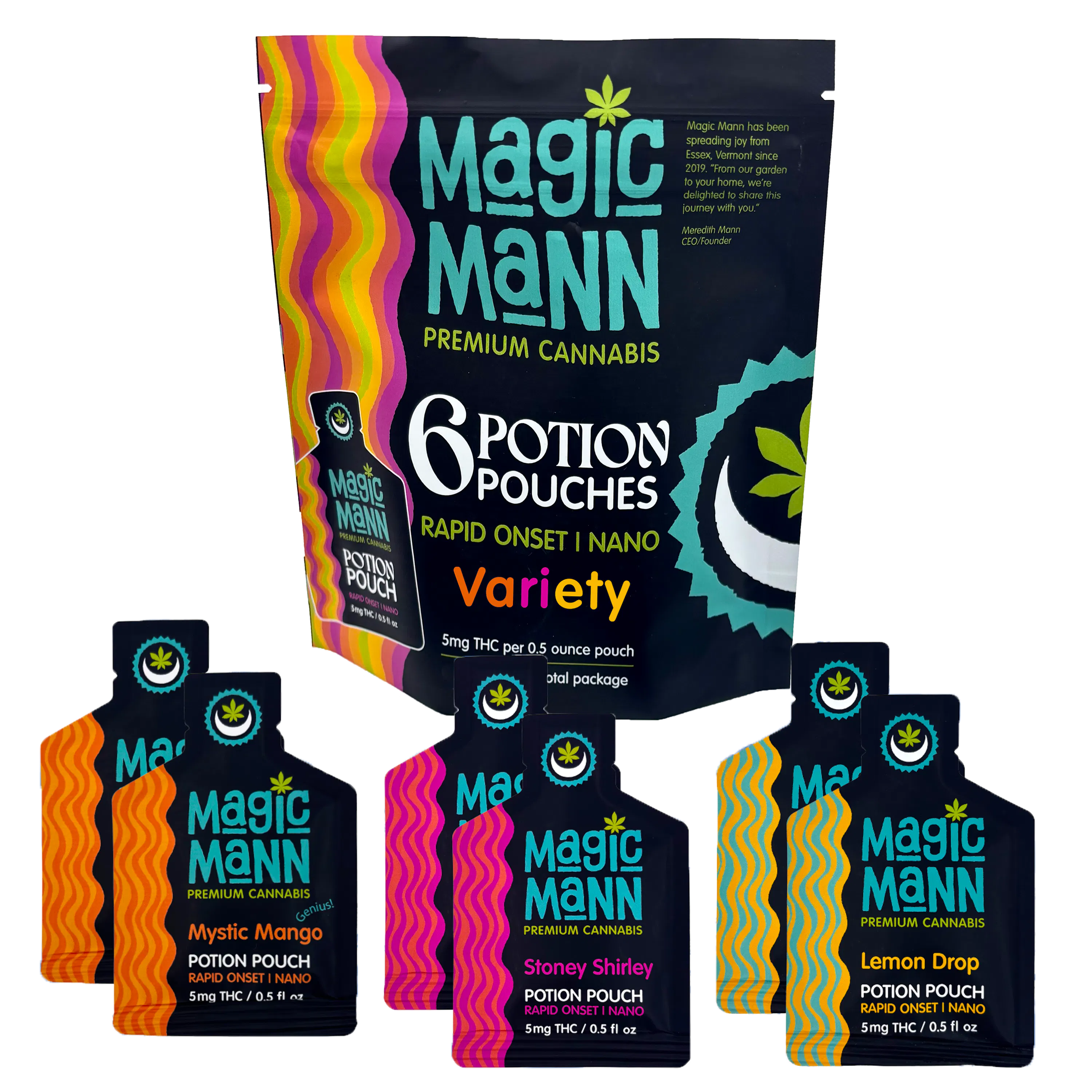 Potion Pouches | Variety Pack | 6 Pack at Magic Mann