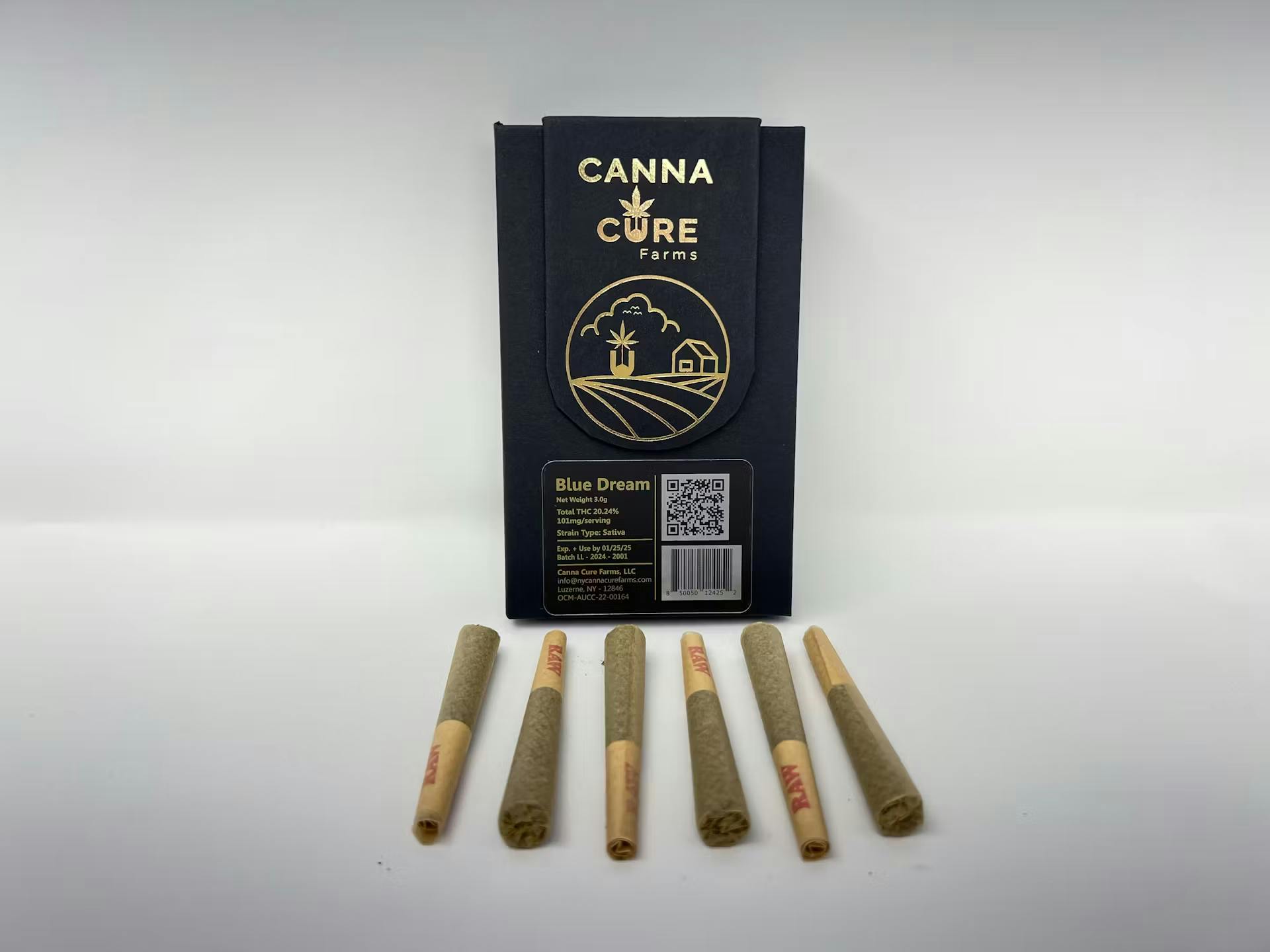 Canna Cure Blue Dream Preroll 6PK