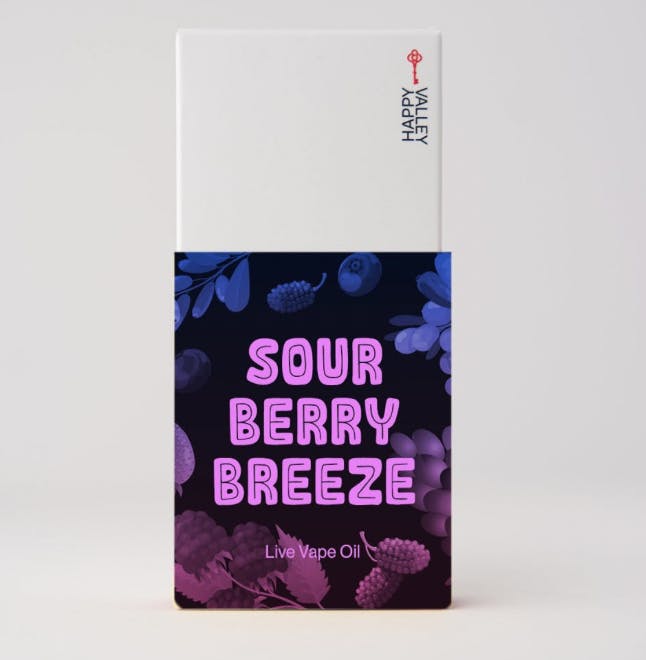 Photo of Live Vape Oil Cartridge 1g – Sour Berry Breeze