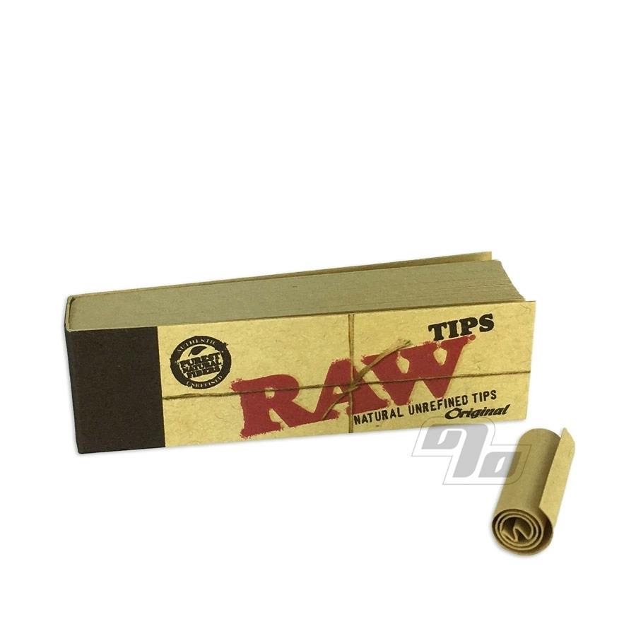 Raw Tips Hemp Cotton Perforated 50ct Book