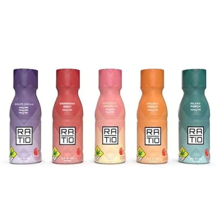 Ratio: CBD 1:1 Raspberry Lemonade - Beverage Shot 100mg