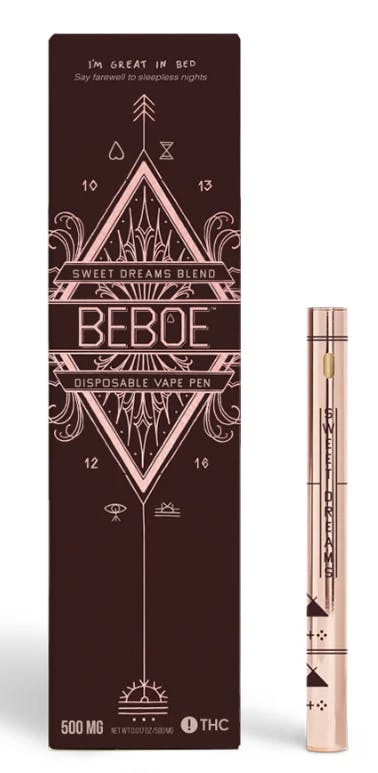Shop Beboe Disposable Pen Sweet Dreams: Raspberry Plum | 500mg - Thrive  Dispensary
