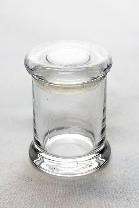 3oz Glass stash jar  Oceanic Cannabis & Coffee (Burin)