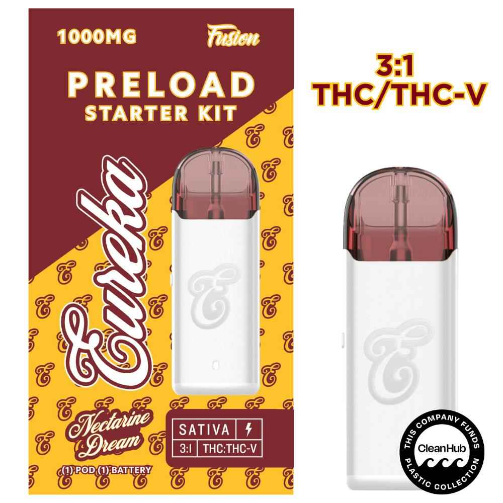 EUREKA Nectarine Dream (3:1 THC/THCV) | Disposable Vape | 1g
