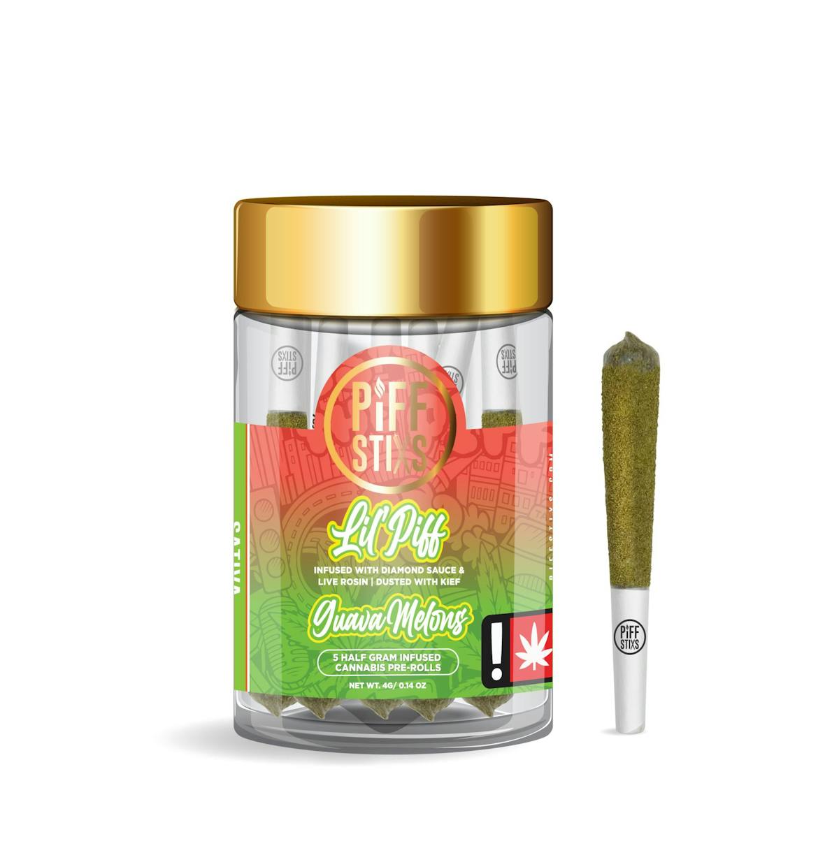 Photo of Guava Melons – Lil Piff 5 PACK Joints (Piff Stixs)