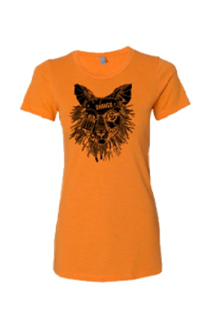 T Shirt - Womens - Steampunk Fox