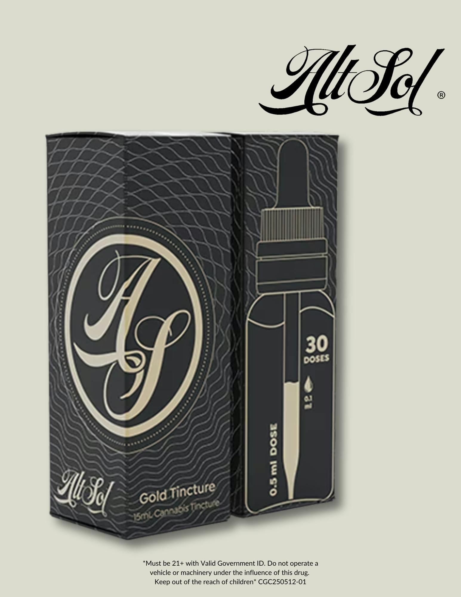 AltSol Double Strength Apple Mintz Indica MCT Tincture 15ml - C Huntington  Cannabis Dispesnary
