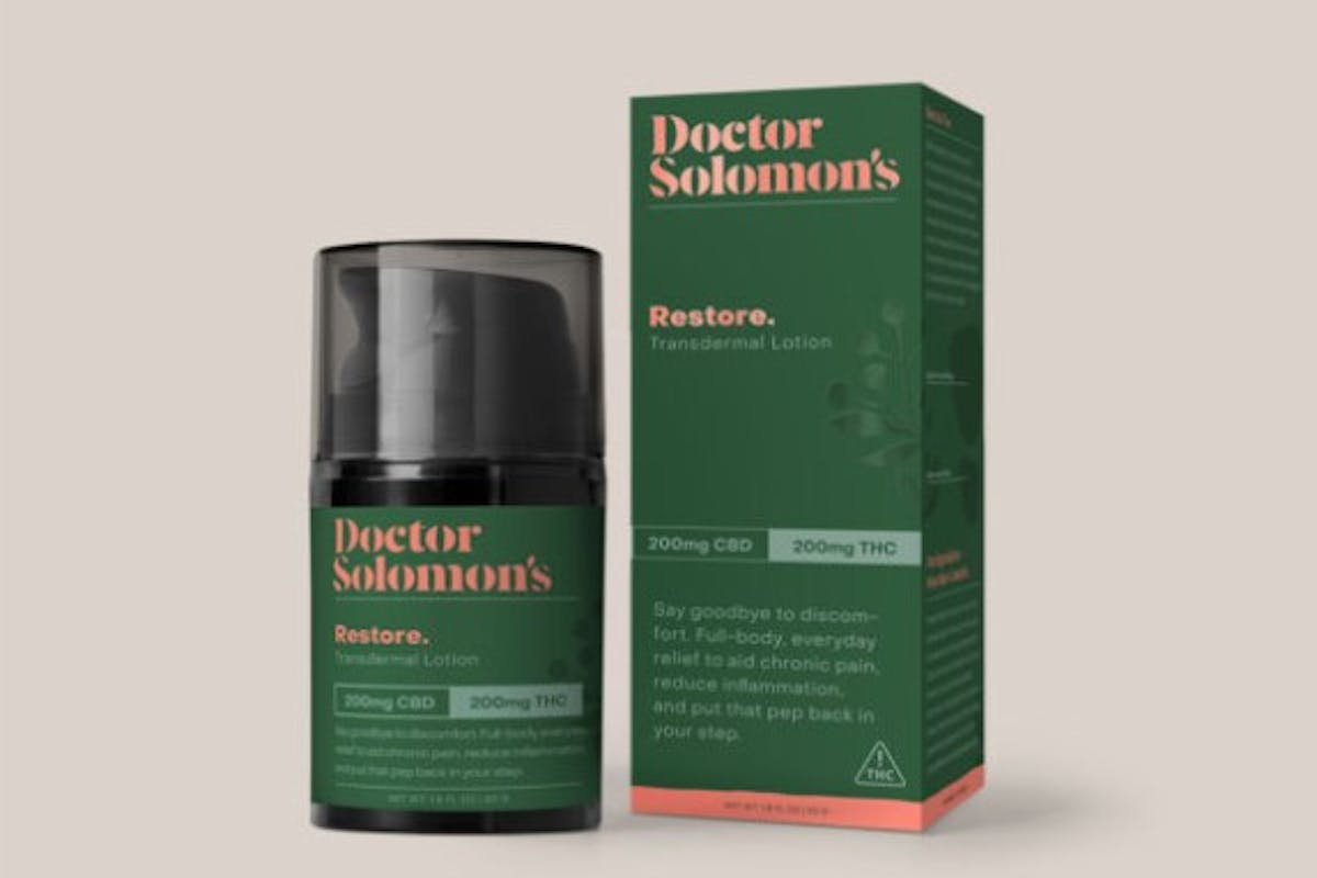 Photo of Dr Solomon’s 1:1 Restore Lotion 100mg (THC:CBD)