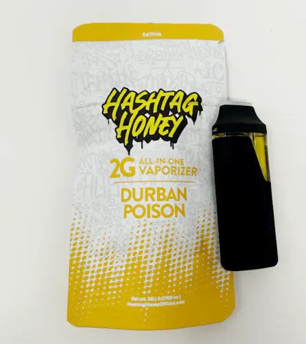HASHTAG HONEY Hashtag Honey - Durban Poison - Disposable Vape - 2g