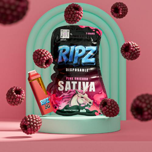 Ripz 2g Disposable Pink Unicorn