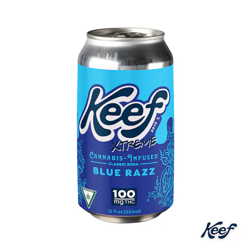 Blue Razz Keef Soda - 100mg • Pure Options