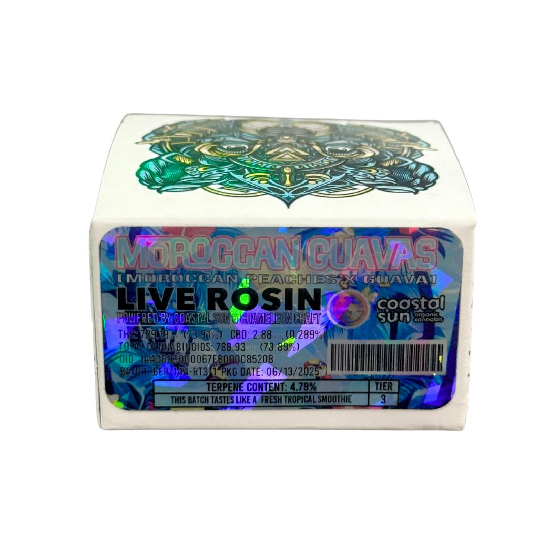 MOROCCAN GUAVAS LIVE ROSIN TIER 3-0