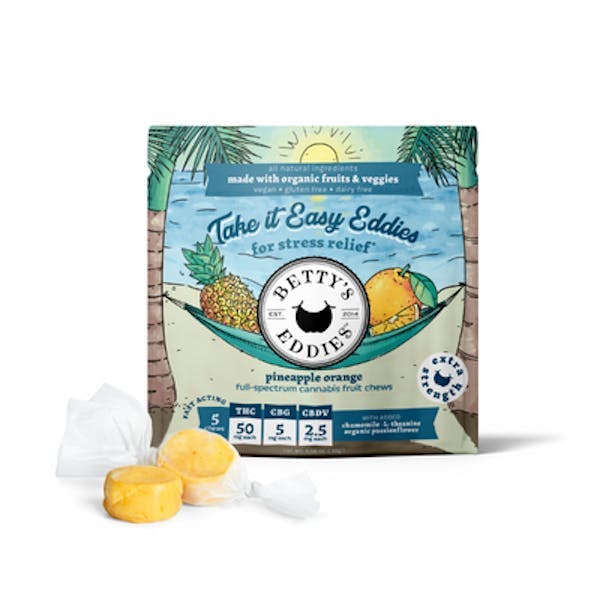 Betty's Eddies Betty's Eddies | Pineapple Orange Fruit Chew (THC:CBG ...