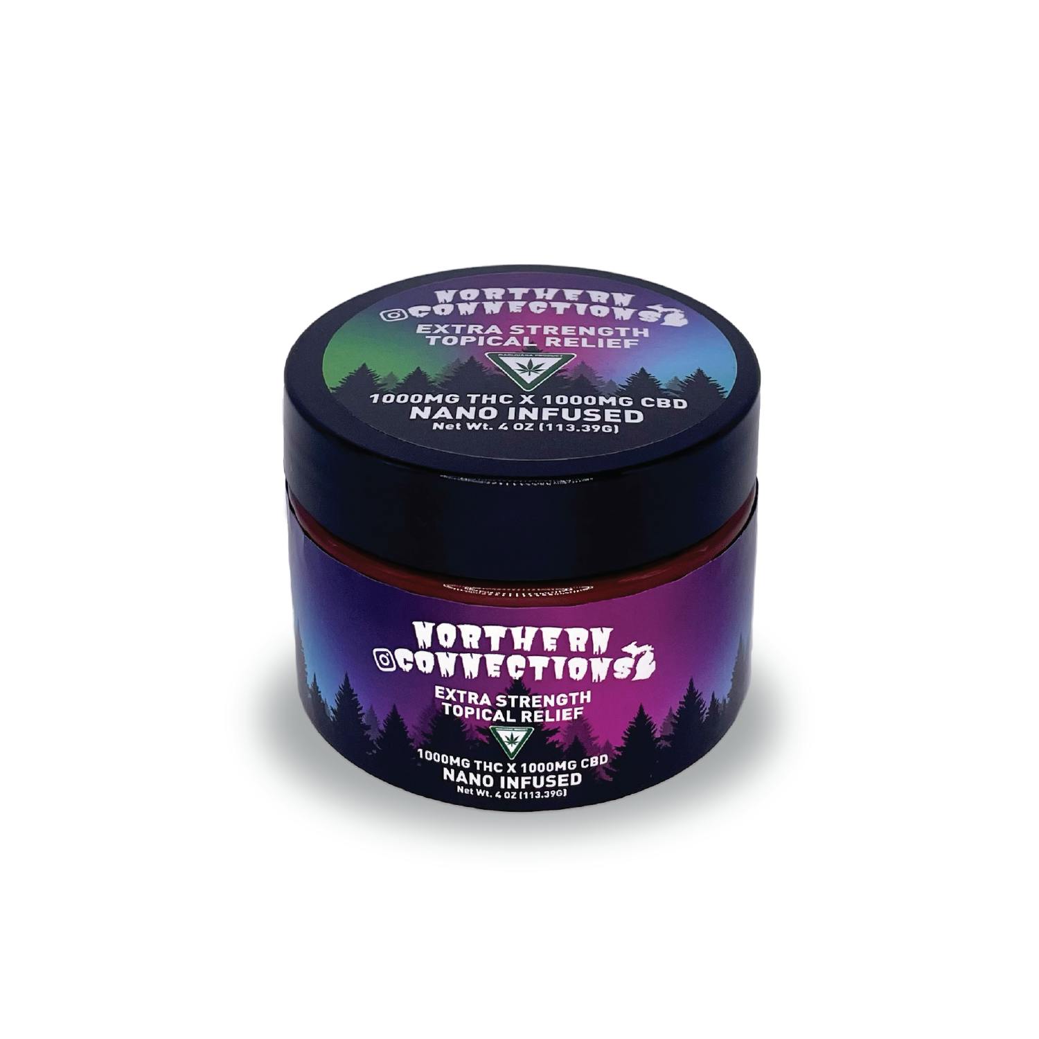 Northern Connections - 1000mgTHC:1000CBD - Extra Strength