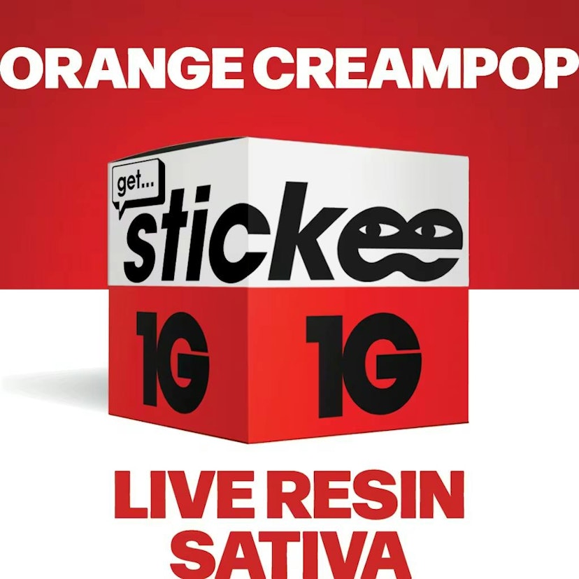 Stickee 1g Live Resin Orange Creampop