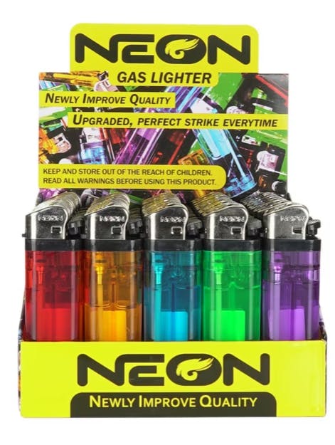 Product NC Lighters NEON - Clear Color (Assorted)
