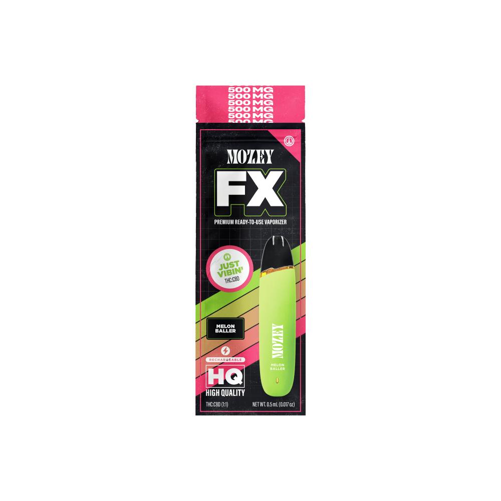 Mozey Melon Baller 1:1 THC:CBD | 0.5g | Disposable Vape | Mozey FX