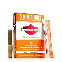 Swisher x 5-Pack .5g Infused Blunts | Peach Mango - product image at King of Budz