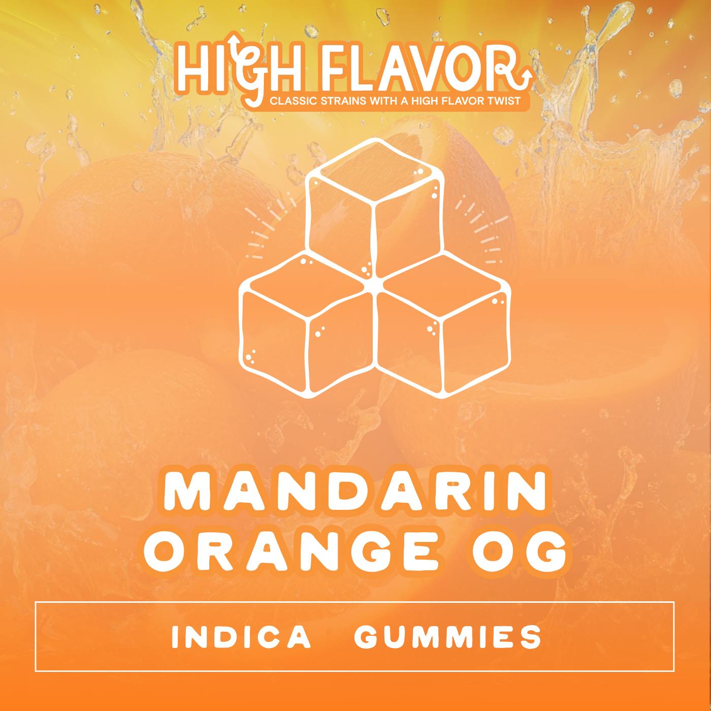 New!!! Mandarin Orange OG I Sour Gummy | 20 Pack (90-110mg)