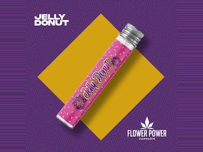 Product: FLOWER POWER | JELLY DONUT 2.0 - PRE ROLL INDICA