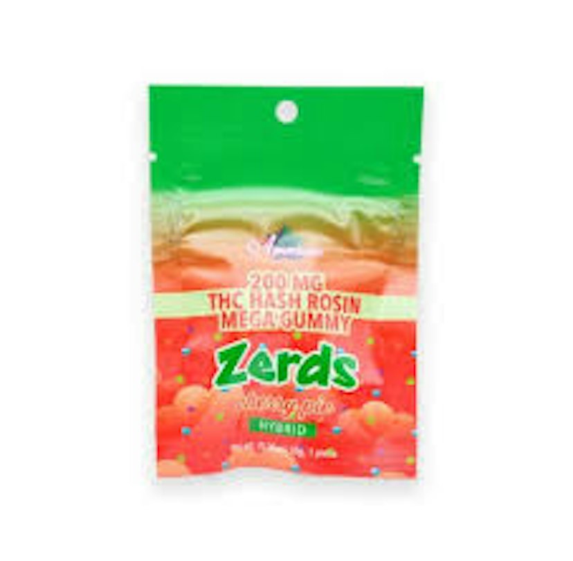 Amnesia Zerds | 200mg Hash Rosin Gummies | Cherry Pie