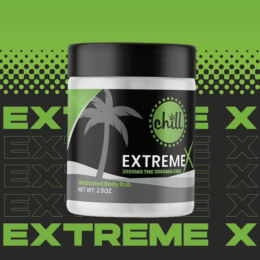 Chill Medicated - EXTREME X 1:1 CBD:2000mg THC: 2000mg Topical