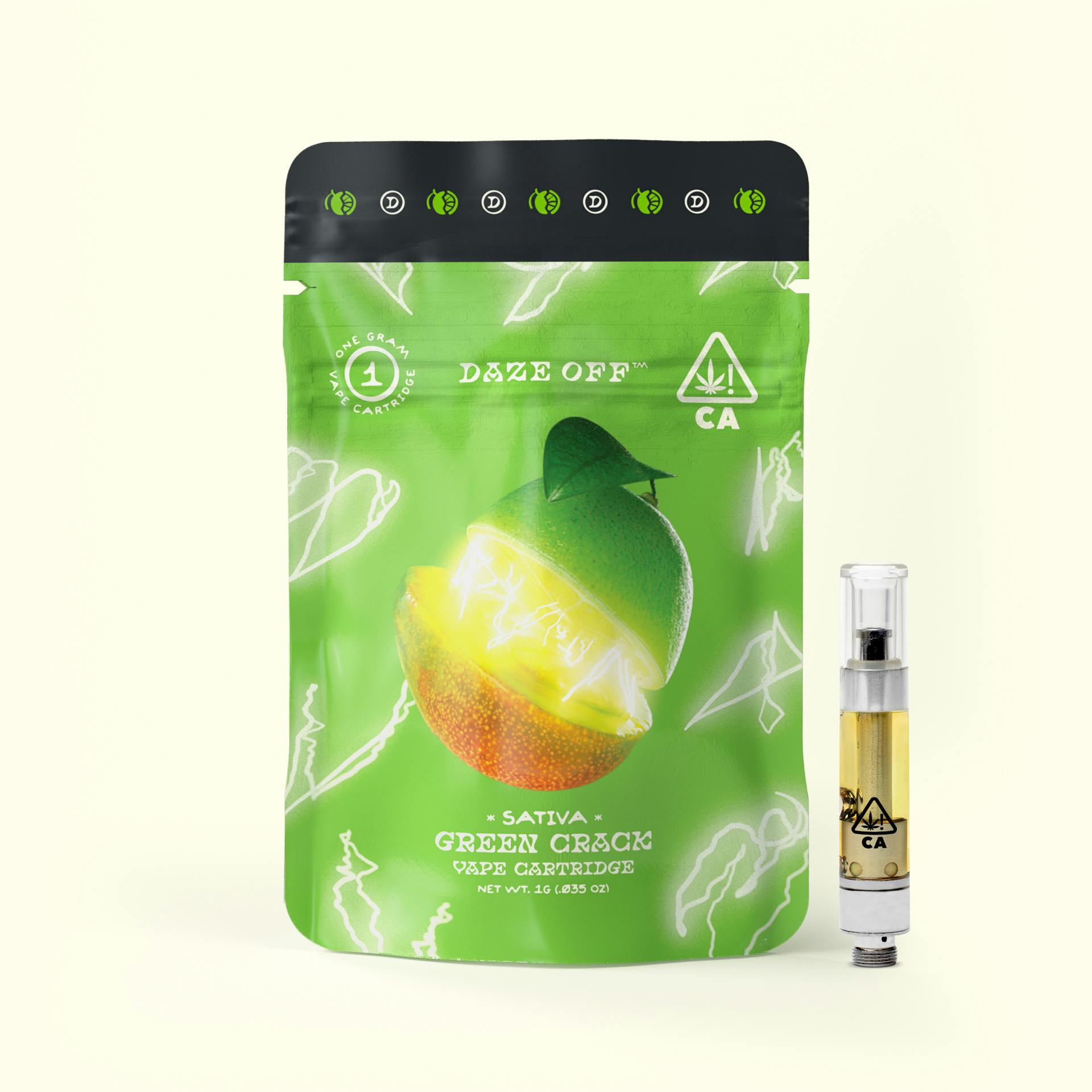 GREEN CRACK CART | 1G | SATIVA | HerbNJoy - Walnut Creek