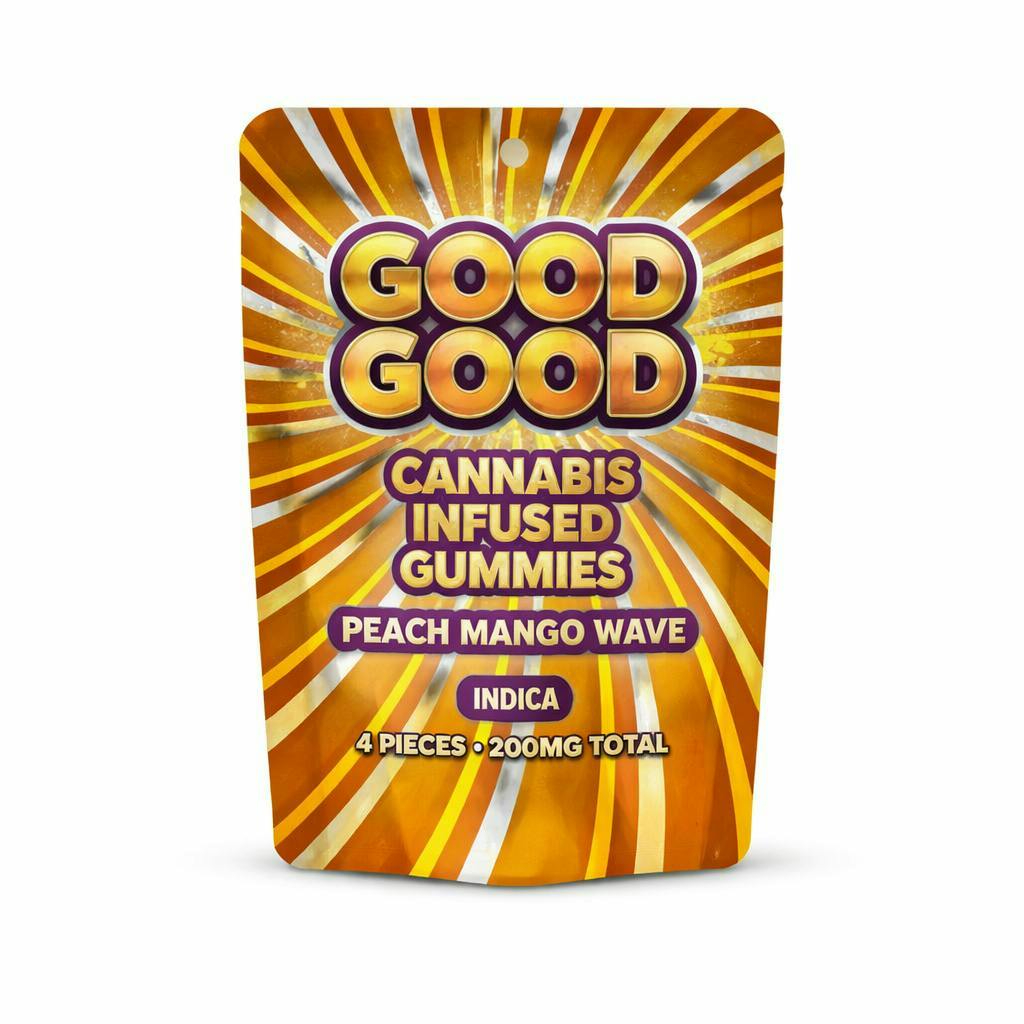 GoodGood GOOD GOOD | PEACH MANGO WAVE | 4PK | 200MG | INDICA — EDIBLES