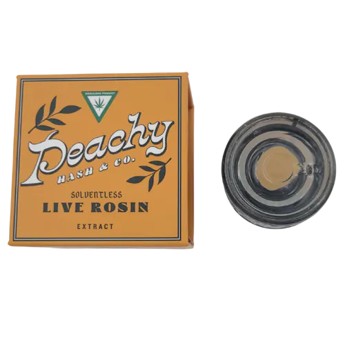 Peachy Hash | Medellin Live Rosin-active