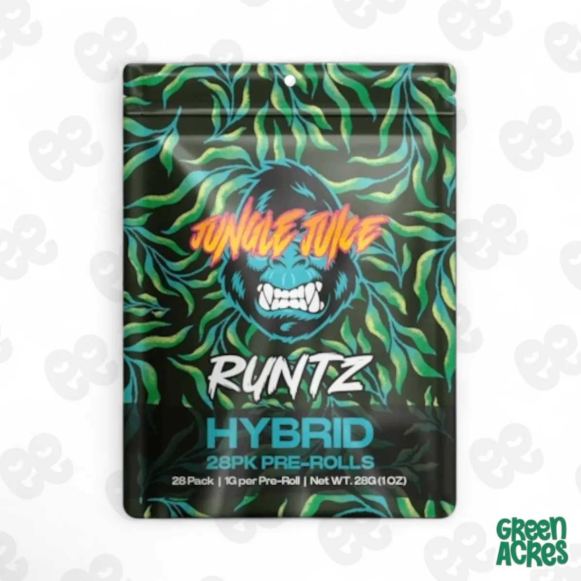 Jungle Juice: Runtz 28 Pack 1G Pre-Roll's | Green Acres