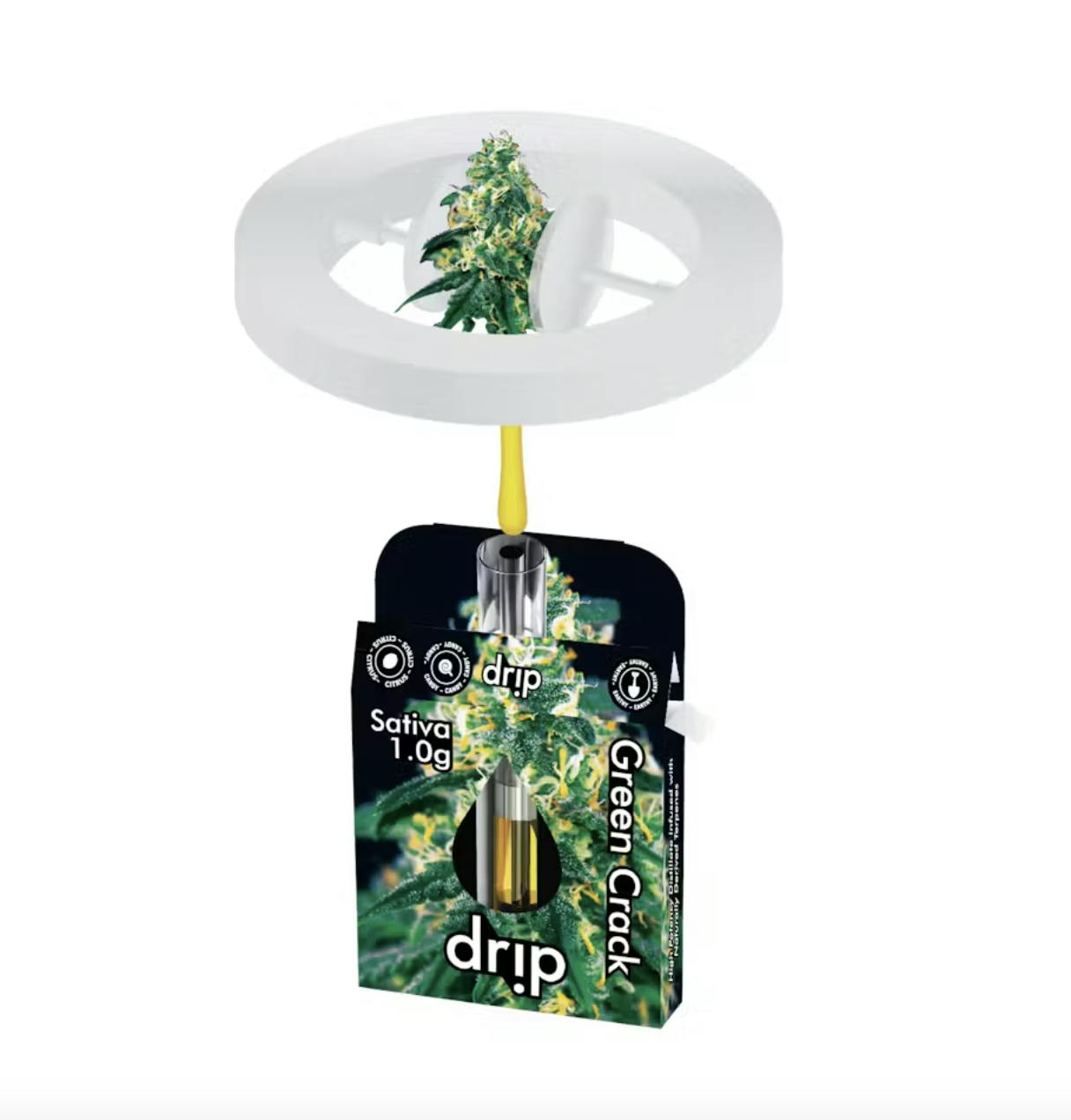 Drip: Green Crack 1G Cartridge (S) | Green Acres - Inkster