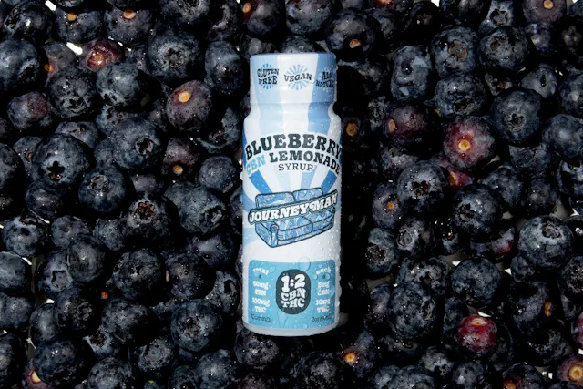 Journeyman Drink Syrup Blueberry Lemonade 2 THC : 1 CBN 2oz/100mg (indica, drinks, 1g)