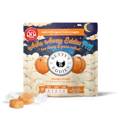 Orange Creme - Ache Away Eddies PM - [10pk] (5mg THC/ 5mg CBN/ 5mg CBC) Pain Relief Sleep Fruit Chews