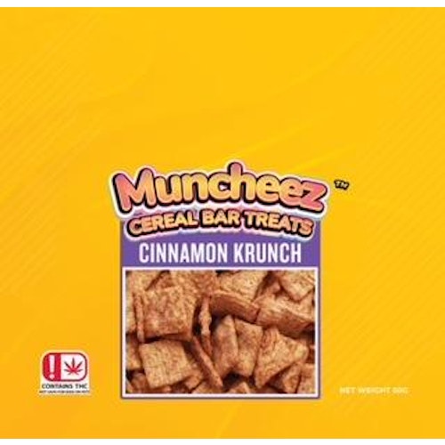  Muncheez Cinnamon Krunch Cereal Bar 100mg THC photo