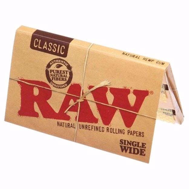 Raw - rolling papers - single wide - double window - classic