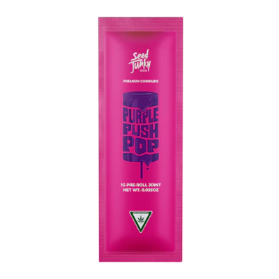 Seed Junky - 1g Preroll - Purple Push Pop