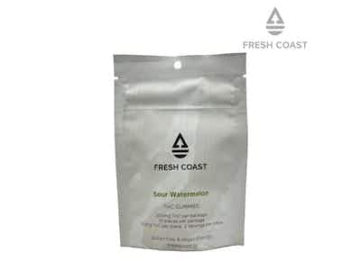 Product: Fresh Coast | Sour Watermelon Distillate Gummies | 200mg