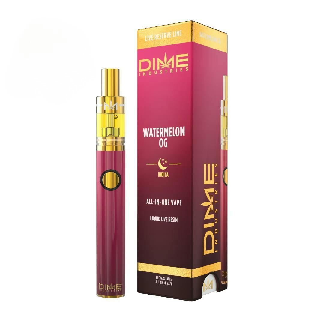 Dime | Watermelon OG | Live Resin Disposable Vape | 1g