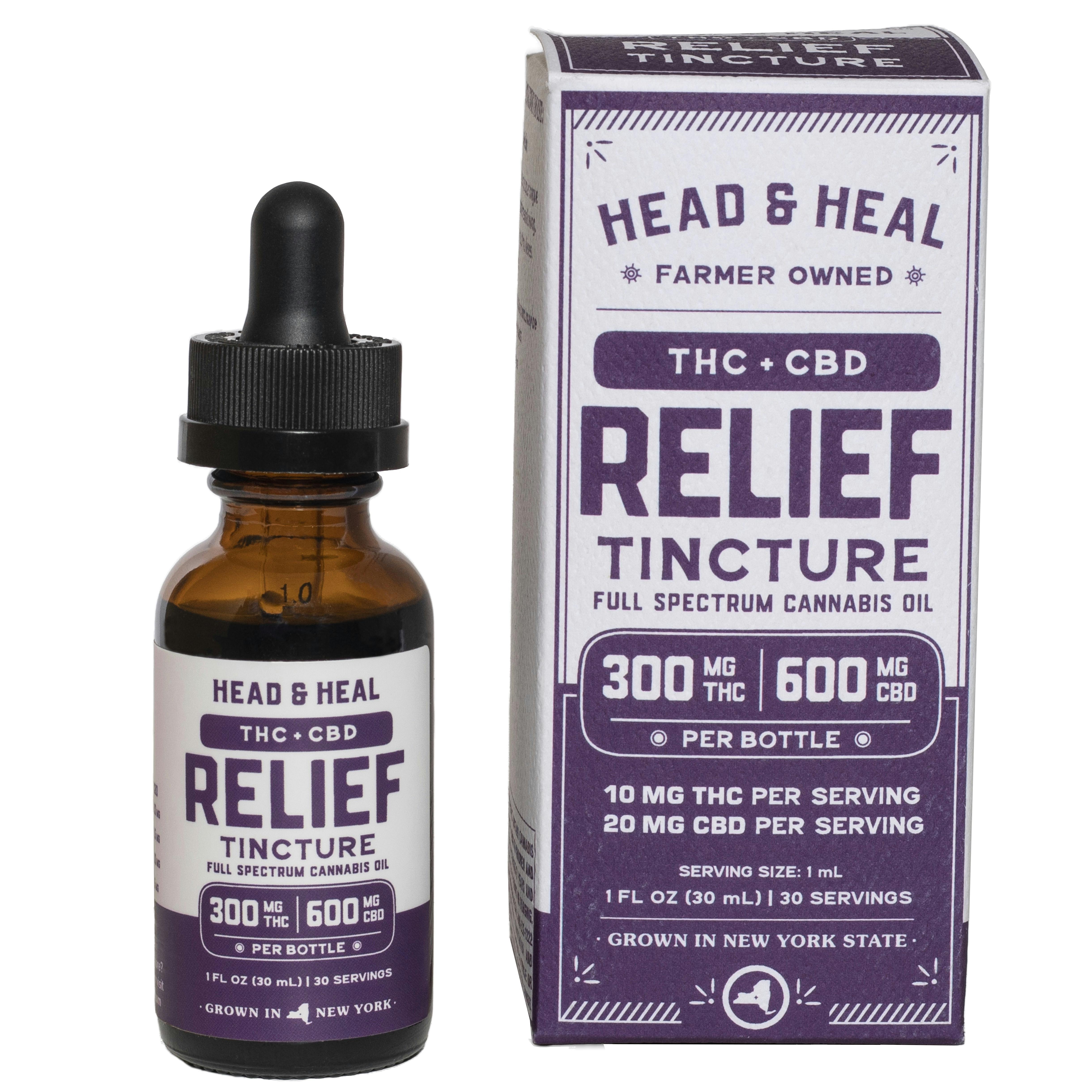 Relief Tincture .3g Tinctures | Head & Heal