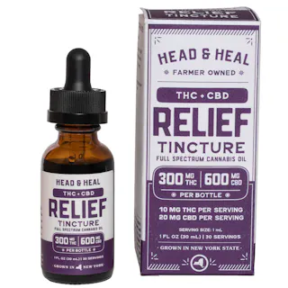 Head & Heal | THC:CBD Tincture - Relief Blend - 300mg